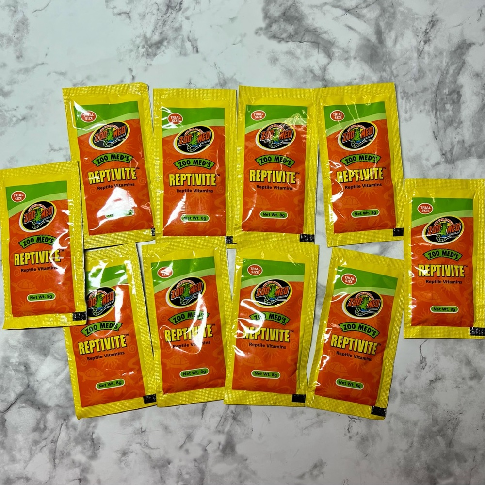 10 ZooMed ReptiVite Reptile Vitamin Powder Snake Lizard Iguana Gecko Dragon Leo